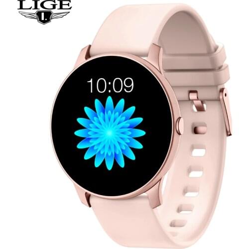 New fashion LED Color screen women smart watch Fitness tracker smart band watch Waterproof sport for iPhone Fitness Bracelet+box
