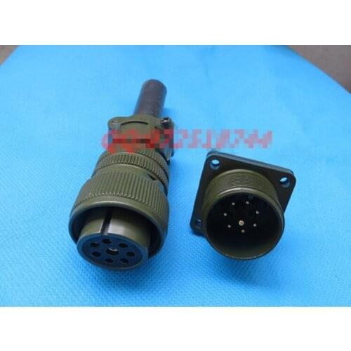 Original new 100% 5015 American Standard aviation plug straight MS3106A18-8S MS3102A18-8P 8 core waterproof connector