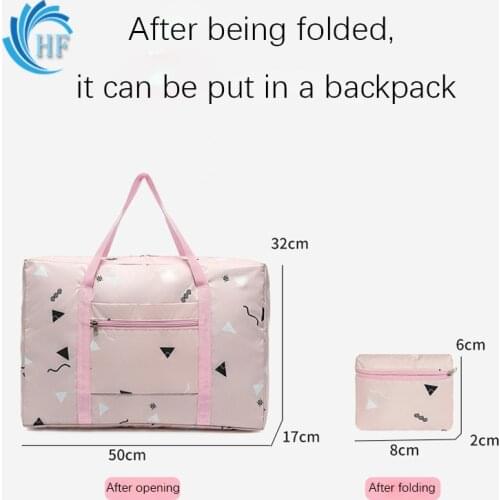 Personal Large Travel Storage Bag Capacity Foldable Trolley Luggage Bags Portable Clothes Storage Bag Casual Airplane Organizer
