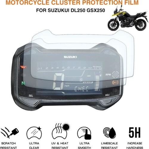 Fit For Suzuki GSX250R DL 250 V-Strom VStrom250 Adventure Motorcycle Cluster Scratch Protection Film Screen Protector