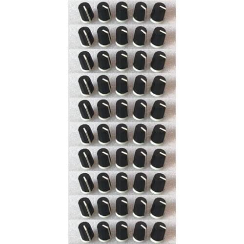 50PCS Replace Black EQ Rotary Knob For Pioneer DJ MIXER DJM djm-2000 900 850 750 700 800, - DAA1176 DAA1305 BLACK