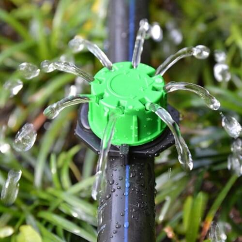 10 Pcs Garden Irrigation Adjustable Nozzles Anti-Clogging Watering Sprinkler Compatiable 4mm Hose Dripper For Garden Greenhouse