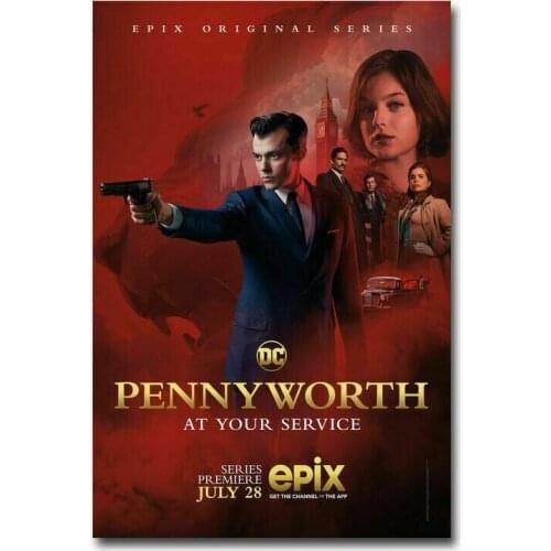 W104 Pennyworth Series Silk Fabric Wall Poster Art Decor Sticker Bright