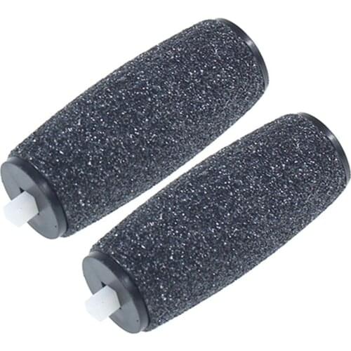 2Pcs Replacement Roller Heads for Smooth Foot Grinder Pedicure Skin Remover Foot Grinder