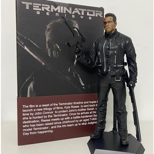Crazy Toys Terminator Figure T-800 Judgment Day T-1000 Action Figure Collectible Model Toy Gift for Christmas