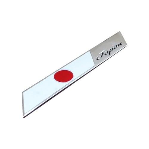 Japan Japanese Flag Emblem Badge Decal Sticker for Auto Doors Trunks Car Accessories