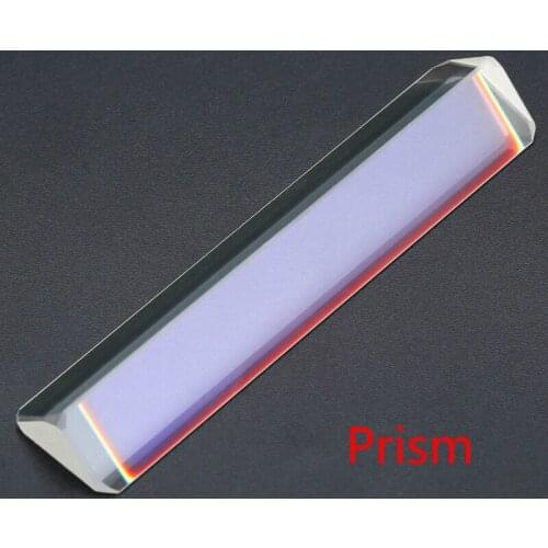 1pcs Rainbow Prism Optical Glass Crystal Pyramid K9 Height Rectangular Pyramid Polyhedral Popularization Science Studying Studen