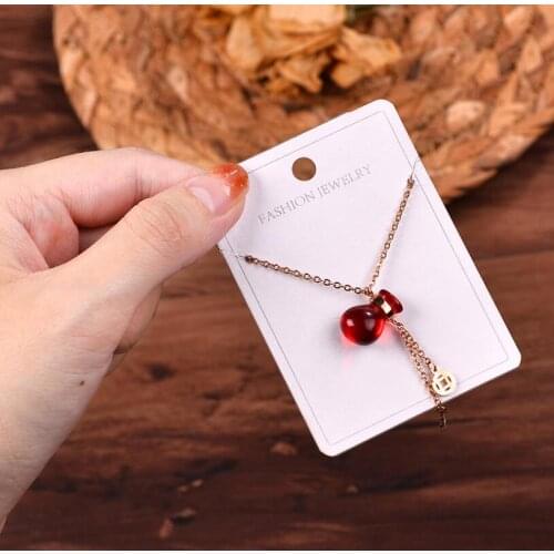 316L Stainless Steel Fashion Fine Focus Jewelry Redstone Purse Ancient Coin Charms Choker Collier Necklaces & Pendants For Women