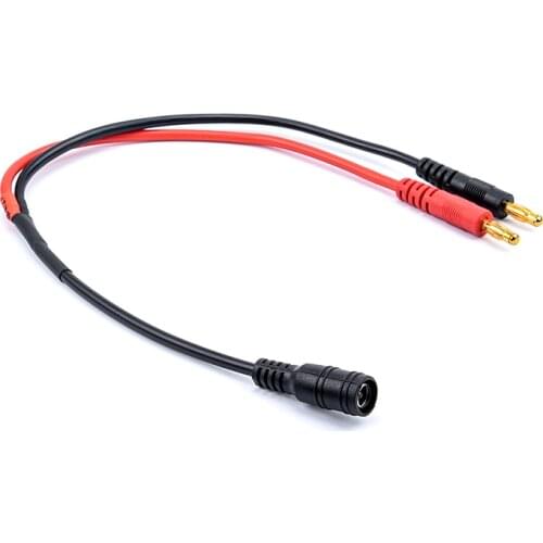 4.0mm Banana XT60 Plug 14AWG to FatShark FPV Goggles Lipo Battery Charging Cable for iMax B6 Charger - XT60