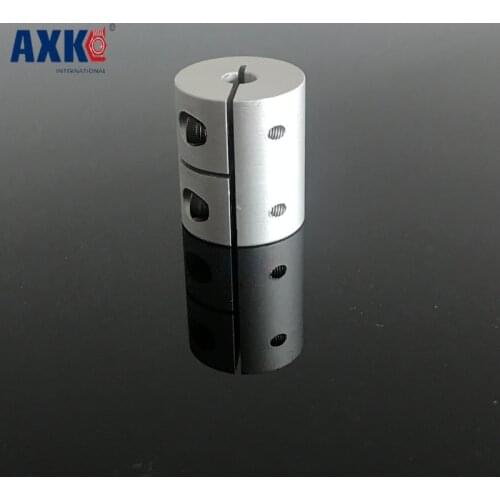 6.35mm To 10mm 2020 NEW Rigid Shaft Coupler Clamp Stepper Servo Motor Coupling 6.35x10mm Dia25 Length 30mm Cnc Mill