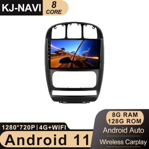 Android 11 For Dodge Caravan 4 For Chrysler Voyager RG RS Town&Country RS 2000 - 2007 Car Player Navigation Video GPS Multimedia