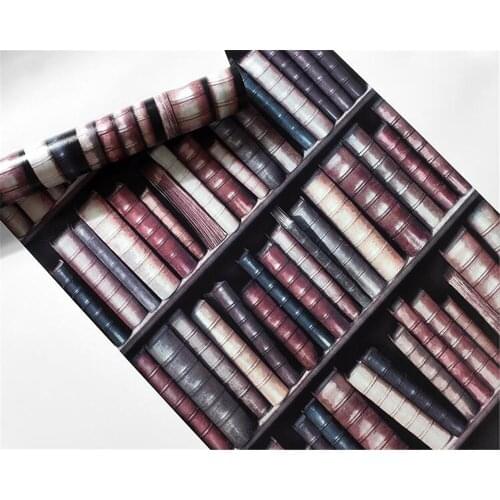 Beibehang papier peint mural 3d Wallpaper home decoration 3d wallpaper bookcase wallpaper home decoration 3d papel de parede 3d