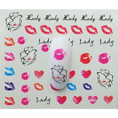 E24 Nail Sticker Feathe DIY Manicure Slider Embossed Adhesive Nail Art Tips Decorations Decals