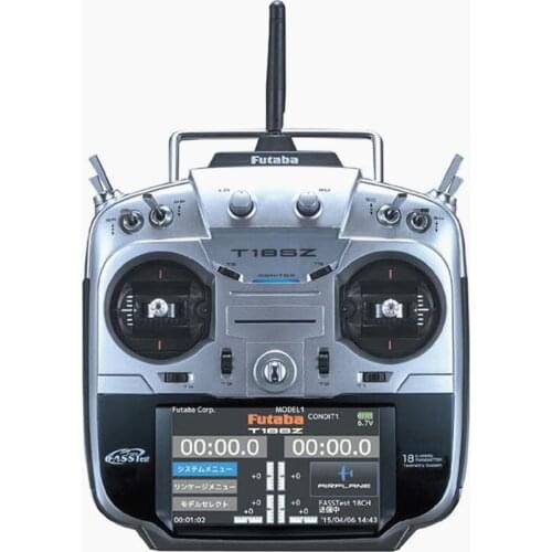 Futaba T18SZ 2.4G 18-channels Remote Control 2-way Return / Large Size Touch Screen Remote Control For Fixed Wing/Glider/Drone
