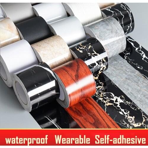 Anchor Line Wall Sticker Self Adhesive Skirting PVC Marble Sticker Corner Waterproof Floor Tile Decoration Strip Renovation