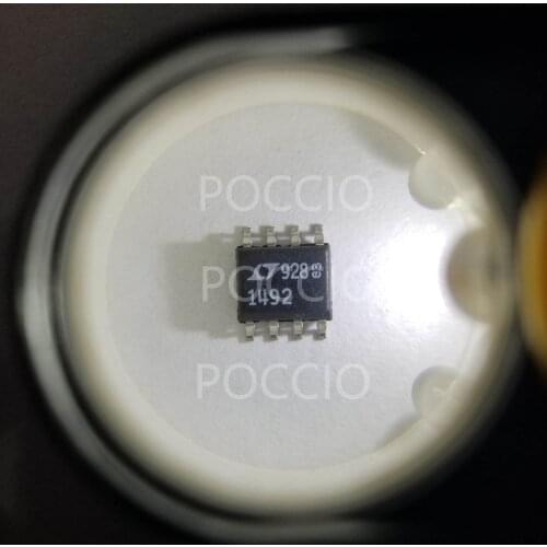 LT1492CS8 LT1492 - 5MHz, 3V/us, Low Power Single Supply, Dual and Quad Precision Op Amps