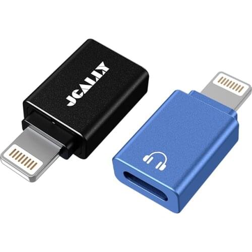 JCALLY OTG 8pin adapter Lightning to USB C Type C headset conversion U disk card reader transmission for iphone