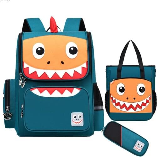 Backpack Kdis School Bag Boy Student Cartoon Protect The Spine Bookbag Girl Rucksack Orthopedic Satchel Plecak Mochila Infantil