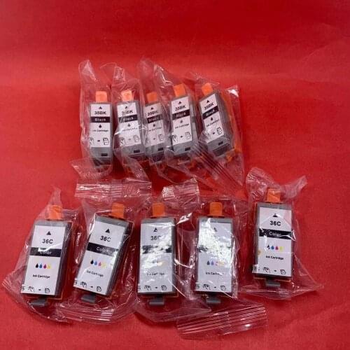 YOTAT 5set Compatible ink cartridge PGI-35 CLI-36 for Canon Pixma iP100 iP100with battery mini263 320