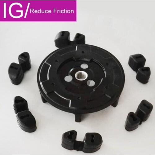 For auto air ac compressor clutch hub + rubber 5SE09C 5SL12C 5SEU12C 6SEU14C 6SEU17C 7SEU17C FOR Volkswagen AUDI BMW SKODA SEAT