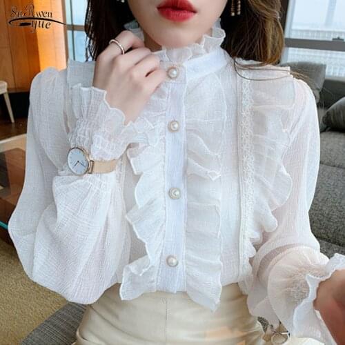SURWENYUE Blouses With Sleeves