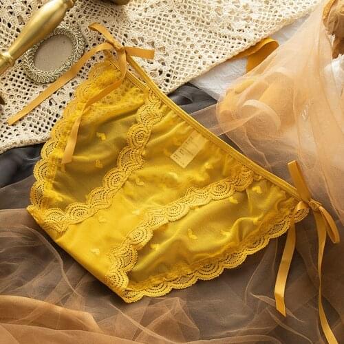 Womens Panties Seamless for Woman Sexy Lingerie Briefs Female Lingerie Sports Women Transparent Hollow Cotton File Underwear