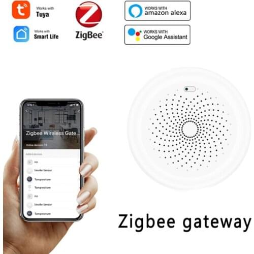 Tuya Zigbee Smart Gateway Smart Home Wireless Remote Control Bridge Smart Gateway Smart Life APP Works with Alexa Google