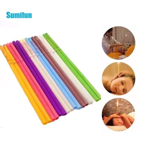 30/40pcs Sumifun Ear Candle Coning Beewax Natural Ear Treatment Ear Wax Removar Healthy Care tools Chinese Type Therapy Dropship