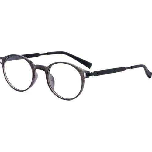 Vazrobe Vintage Eyeglasses Frame Men Women Retro Round TR90 Spectacles Transparent Lens Nerd Points for Receipt Prescription