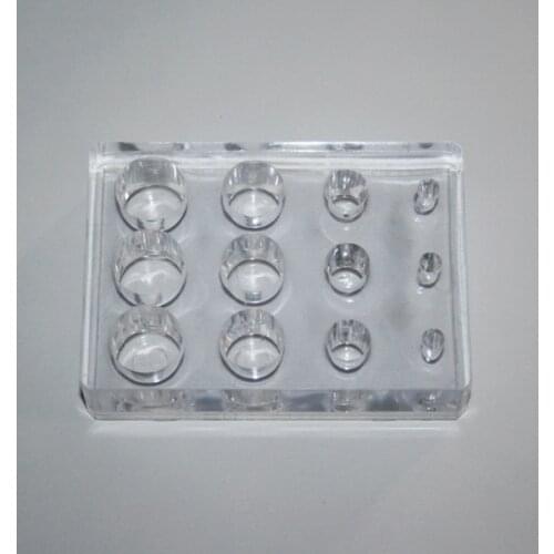 YILONG New Crystal Ink Holders Color pigment cups holder pigment rack permanent makeup pigment cup