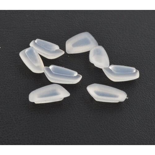 10Pairs(20pcs) Anti Slip Silicone Nose Pads For Eyeglasses Sunglass Glass Spectacles Eyewear