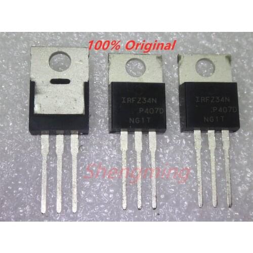 10pcs 100% Original IRFZ34N IRFZ34NPBF IRFZ34 TO-220 mosfet