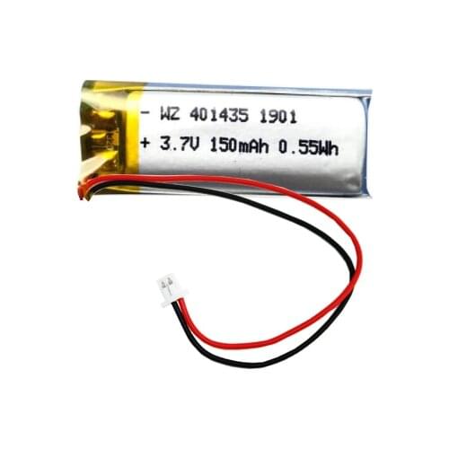 3.7V polymer lithium battery 401435-150mah Bluetooth headset selfie stick locator rechargeable battery