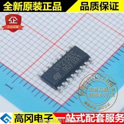 5pieces ST232ECDR ST232EC SOP16 RS232