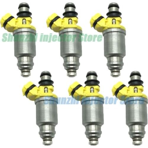 6pcs Fuel Injector Nozzle For TOYOTA 90-92 Celica & MR2 2.2L OEM:23250-74040 23209-74040 2325074040 2320974040
