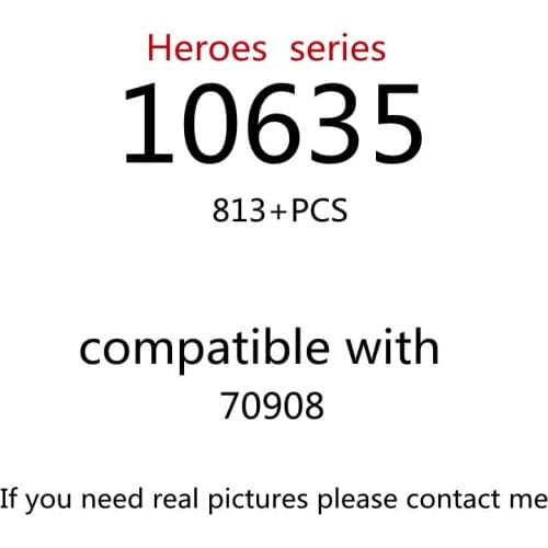 813PCS 10635 Building Block Toy Creative Series 70908 Assembled Building Block Childrens Toy Gifts