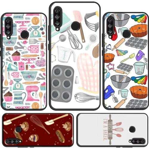 Baking Tools Case For Huawei Mate 20 Lite P40 P30 P20 Pro P Smart Y7 2019 Nova 5T Honor 9X 8X 8A 10i