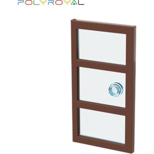 Building Blocks Technical parts 60797c02 1x4x6 three grid door 1 PCS MOC Compatible With brands toys for children 4534267