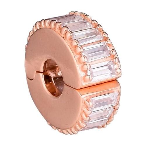 Ice Formation Clip Fits 925 sterling silver original Bracelets For Woman DIY Christmas Beads for jewelry making