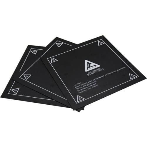 MEGA 3PCS/lot Heat bed Sheets Sticker 145/150/214/220/300/200mm DIY Platform Film Print Hot Bed Build Surface 3D Printer Parts