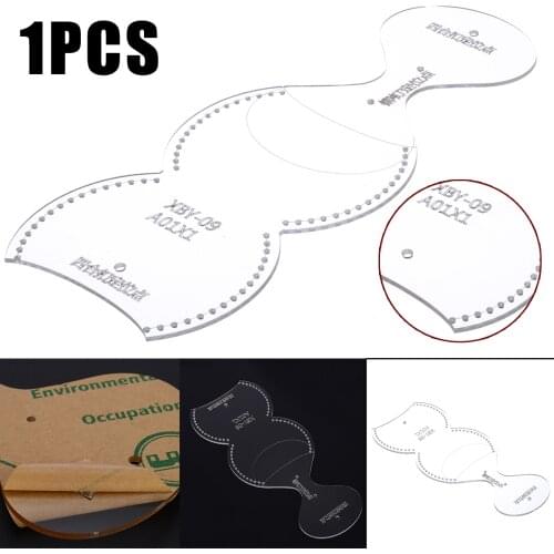 Mini Coin Purse Purse Wallet Template Clear Acrylic Leather Pattern Leathercraft Sewing Pattern DIY Craft Tool