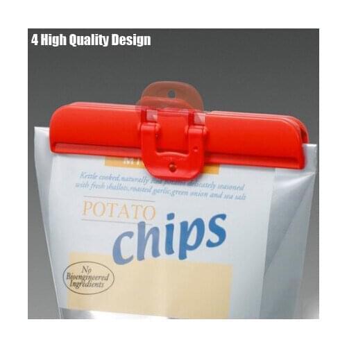 Multifunction Sealing Clip Snack Bag Milk Candy Sealed Clips for Food Storage Package With Hanging in Kitchen Wall Free Shipping