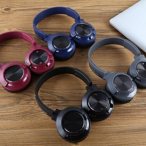 2020 New Colorful MS-K14 Bluetooth 5.0 Wireless Rechargeable Gaming Sport Headphone High Fidelity Sound FM MP3 Bass Headset