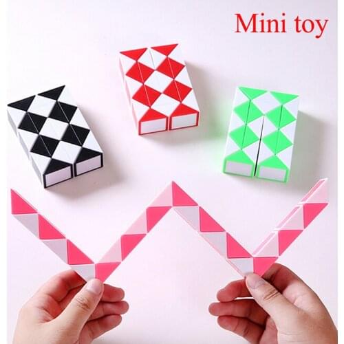 Plastic Puzzles 3D Cool Snake Magic Variety Popular Twist Kids Game