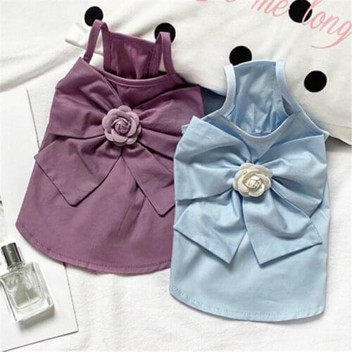 Dog Dress Wedding Party Dog Clothes Skirt Puppy Yorkshire Cat Pomeranian Poodle Bichon Frise Schnauzer Pet Clothing Dresses