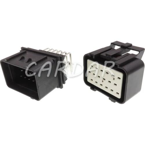 1 Set 18 Pin 344106-1 344107-1 Econoseal Plug Rectangular PCB Connector Automotive ECU Socket For Cars