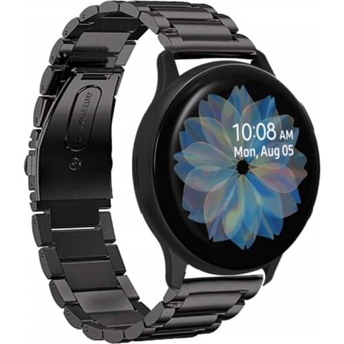 For Galaxy Watch Active2 40mm Bands Active 2 44mm Band 20mm Stainless Steel Strap for Samsung Galaxy Watch Active 2 watchband