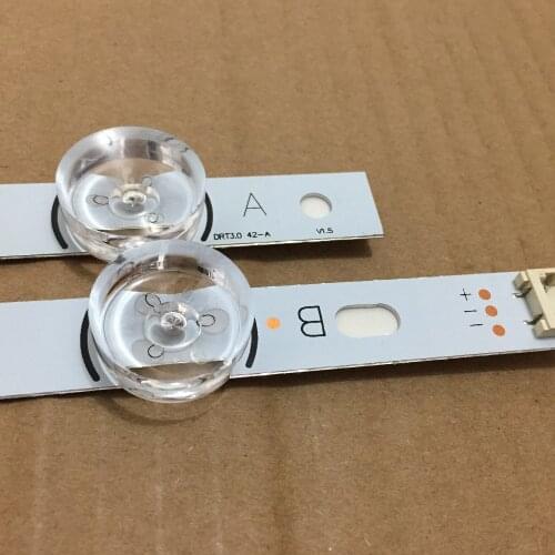 2 PCS(1*A,1*B) LED strips substituted new for LG INNOTEK DRT 3.0 42"-A/B Type 6916L 1709B 1710B 1957E 1956E 6916L-1956A