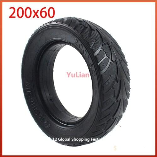 High performance 8 inch pneumatic tire 200x60 electric scooter solid tire explosion-proof tire hollow stab-proof tire 200*60