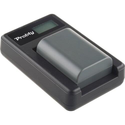 Probty NB-2LH NB 2L Digital Battery + LCD USB Charger for Canon DC310 DC320 DC330 DC410 DC420 HV20 HG10 EOS 350D 400D